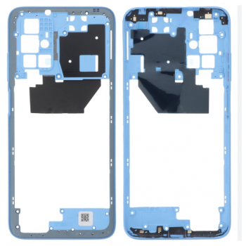 Рамка корпуса Xiaomi Redmi 10, голубая, Sea Blue 