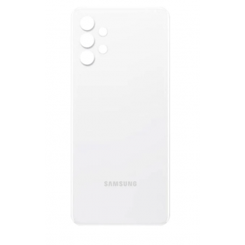 Задняя крышка для Samsung A325F Galaxy A32 2021, белая, оригинал (Китай) + стекло камеры 