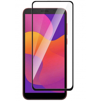 Защитное стекло для Huawei Y5p, Full Glue, цвет черный