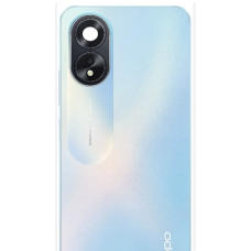 Задня кришка для Oppo A17, блакитна, Pearl Blue, оригінал PRC + скло камери