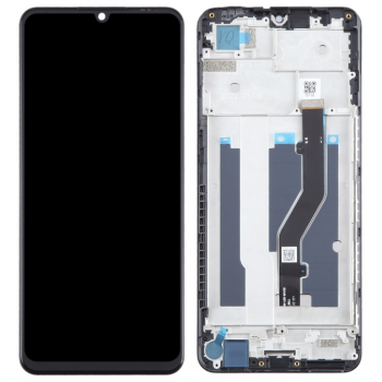 Дисплей (екран) для ZTE Blade V40 Vita чорний, з рамкою, R0.1