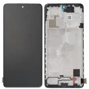 Дисплей (екран) для Oppo A94 4G/Reno 5 Lite, чорний, TFT, з передньою панеллю