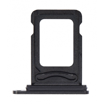Лоток для сим карты iPhone 15 /15 Plus на 2 Sim-карти, чорний, Black