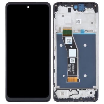 Дисплей Motorola XT2423 Moto G24 /XT2425-4 Moto G24 Power чорний, оригінал PRC з рамкою