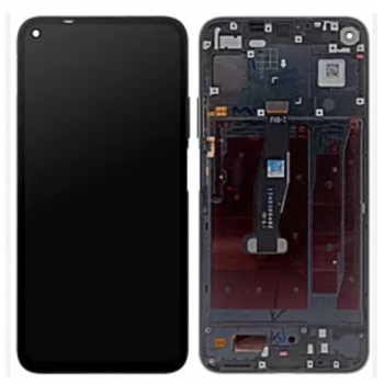 Дисплей (екран) для Honor 20 Pro, чорний, оригінал PRC з передньою панеллю, Phantom Black