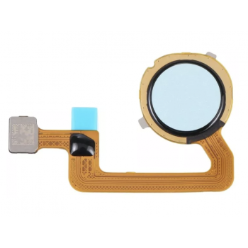 Шлейф для Xiaomi Redmi 12C, с сканером отпечатка пальца (Touch ID) зеленого цвета, Mint Green 