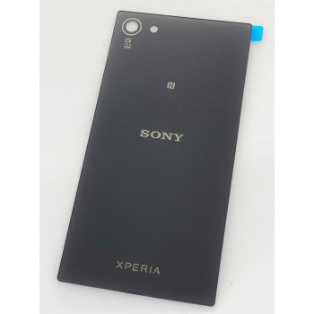 Задняя крышка для Sony E5803 Xperia Z5 Compact/E5823, серая, Graphite Black, оригинал