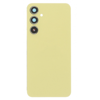 Задня кришка для Samsung A556 Galaxy A55 жовта, Lemon + скло камери