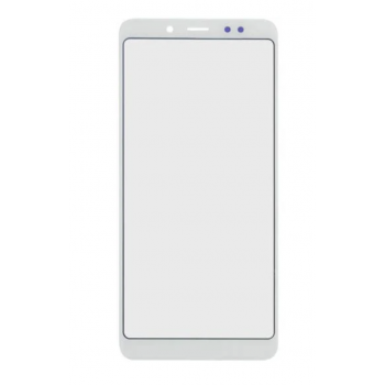 Стекло дисплея Xiaomi Redmi Note 5/Redmi Note 5 Pro, для переклейки, белое, с OCA-пленкой, оригинал (Китай), с олеофобным покрытием 