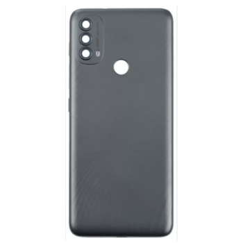 Задня кришка Motorola XT2159 Moto E40, сіра, Carbon Gray, оригінал PRC + скло камери