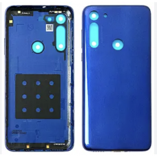 Задня кришка Motorola XT2175-1 Moto G200 5G, синя, Stellar Blue, оригінал PRC