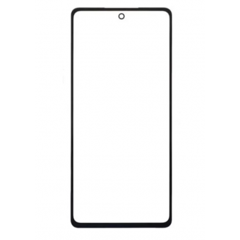 Стекло дисплея для Samsung A525F Galaxy A52 2021, черное, с OCA-пленкой, оригинал (Китай) с олеофобным покрытием