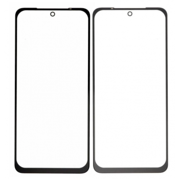 Скло корпусу для Xiaomi Redmi Note 10 4G/Redmi Note 10S/Note 11/Note 11S/Note 12S/Poco M4 Pro 4G/Poco M5s, чорне, з OCA-плівкою, оригінал PRC з олеофо