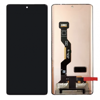 Дисплей (екран) для Motorola XT2429 Edge 50 Fusion чорний, P-OLED, оригінал PRC