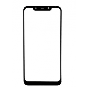 Стекло (для ремонта дисплея) Xiaomi Pocophone F1, черное 
