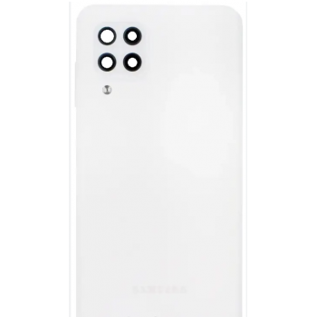 Задняя крышка для Samsung M225F Galaxy M22, белая, оригинал (Китай) + стекло камеры 