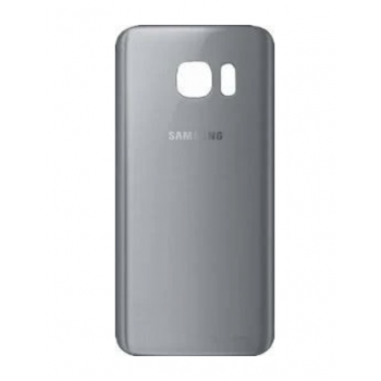 Задняя крышка для Samsung G930F Galaxy S7, серебристая, оригинал