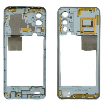 Рамка корпусу для Samsung M236 Galaxy M23 5G, блакитна, Light Blue