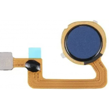 Шлейф для Xiaomi Redmi 12C, с сканером отпечатка пальца (Touch ID) синего цвета, Ocean Blue 