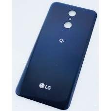 Задняя крышка LG Q610NM Q7, черная, Aurora Black, оригинал (Китай)