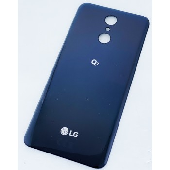 Задняя крышка LG Q610NM Q7, черная, Aurora Black, оригинал (Китай)