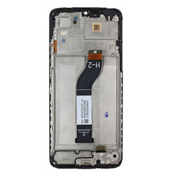 Дисплей (екран) для Xiaomi Redmi 13C/Poco C65, чорний, оригінал PRC з передньою панеллю