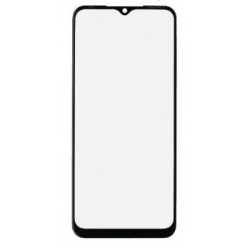 Скло корпусу для Tecno Spark 8C/Infinix Hot 12i, чорне, з OCA-плівкою, оригінал PRC з олеофобним покриттям