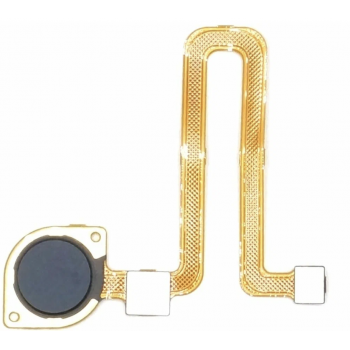 Шлейф для Xiaomi Redmi 9C, со сканером отпечатка пальца (Touch ID) черного цвета, Midnight Gray