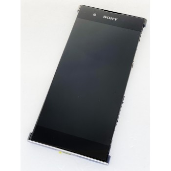 Дисплей (экран) для Sony G3412 Xperia XA1 Plus Dual/G3416 + тачскрин, черный, оригинал (Китай) с передней панелью