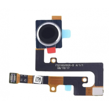 Шлейф для Nokia 7.1 TA-1100/TA-1097/TA-1085/TA-1095/TA-1096, со сканером отпечатка пальца, черного цвета