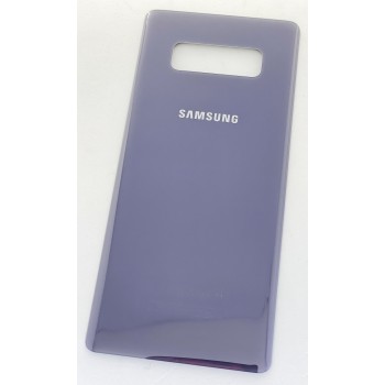 Задняя крышка для Samsung N950F Galaxy Note 8, серая, Orchid Gray, оригинал 