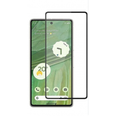 Захисне скло Google Pixel 7a з чорною рамкою, OG HD+, Full-Screen, Full Glue, без упаковки, без серветок