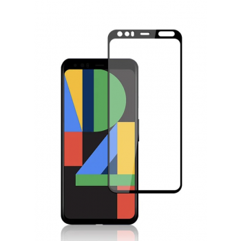 Защитное стекло для Google Pixel 4 XL, 9H, на весь дисплей, черное, Full-Screen