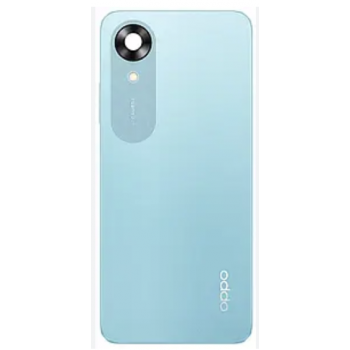 Задня кришка для Oppo A17k, блакитна, оригінал PRC + скло камери