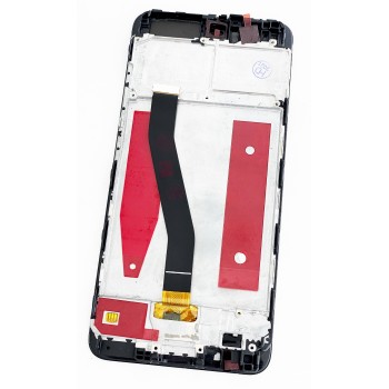 Дисплей (экран) для Huawei P10 (VTR-L09/VTR-L29) + тачскрин, черный, с передней панелью