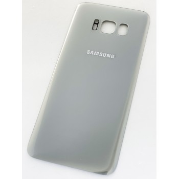 Задняя крышка для Samsung G955F Galaxy S8 Plus (2017), серебристая, Arctic silver, оригинал