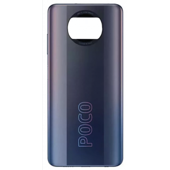 Задняя крышка (для) Xiaomi Poco X3 Pro, 48MP, черная, Phantom Black, оригинал (Китай) 