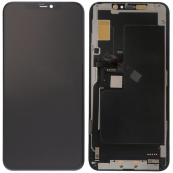 Дисплей (екран) для iPhone 11 Pro Max, чорний, OLED, OEM Soft, Huaxing