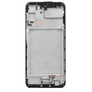 Дисплей (екран) для Samsung M346 Galaxy M34 5G, чорний, OLED, з широкою рамкою, з передньою панеллю