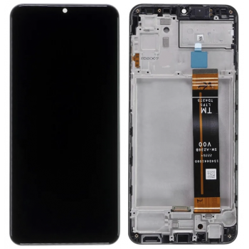 Дисплей (екран) для Samsung A236 Galaxy A23 5G, чорний, з передньою панеллю, SM-A236B V00