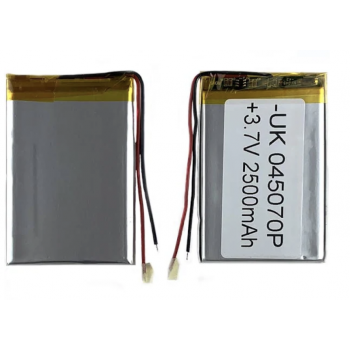 Универсальный аккумулятор 045070Р 71 х 48 х 4 мм, 2500 mAh 3.7 V,