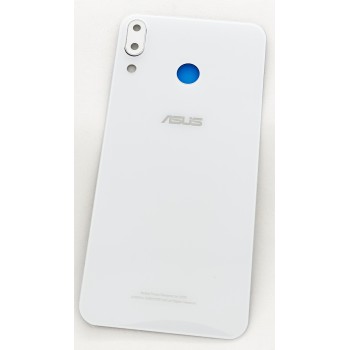 Задняя крышка для Asus ZenFone 5Z (ZS620KL/ ZE620KL), белая, оригинал   