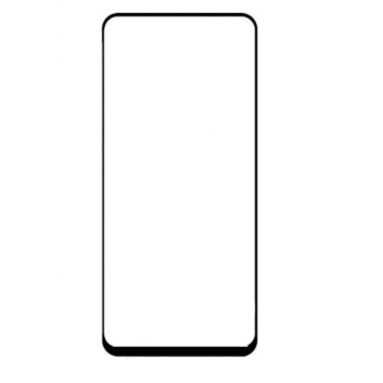 Стекло дисплея для Oppo A15/A15s, черное, с OCA-пленкой, оригинал (Китай) с олеофобным покрытием