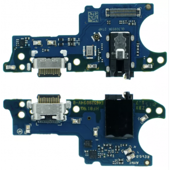 Шлейф для Samsung A025F Galaxy A02s 2021, с разъемом зарядки, с разъемом наушников, с микрофоном, плата зарядки 