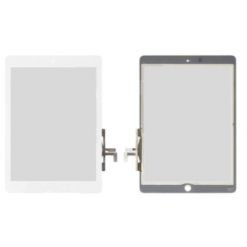 Тачскрин (сенсор) для iPad 9.7 (2017) (A1822/A1823), белый, полный комплект, оригинал