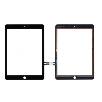 Тачскрин (сенсор) для iPad 9.7 2018 (A1893/A1954), черный, полный комплект, копия высокого качества