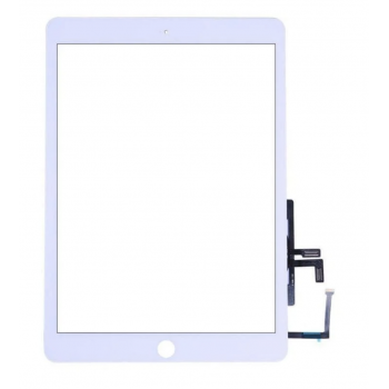 Тачскрин (сенсор) для iPad 9.7 2018 (A1893/A1954), белый, полный комплект, копия высокого качества