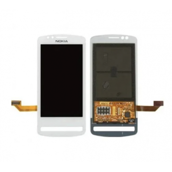Дисплей (экран) для Nokia 700 (RM-670) + тачскрин, белый
