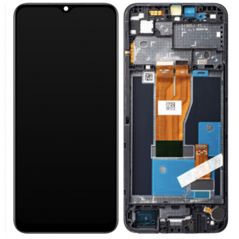 Дисплей (екран) для Realme C30/C30s/Narzo 50i Prime + тачскрін, чорный, з панеллю оригінал