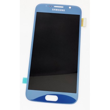 Дисплей (экран) для Samsung G920F Galaxy S6 + тачскрин, цвет синий, Black Sapphire, оригинал